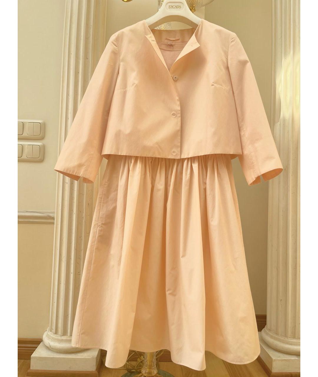 MAX MARA STUDIO Бежевый костюм с юбками, фото 9