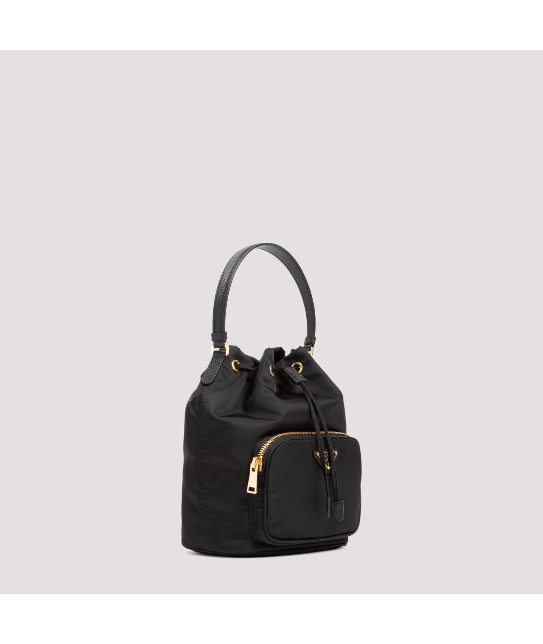 PRADA Черная синтетическая сумка тоут, фото 4