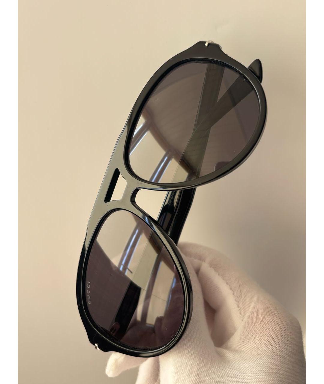 GUCCI Черные солнцезащитные очки, фото 6