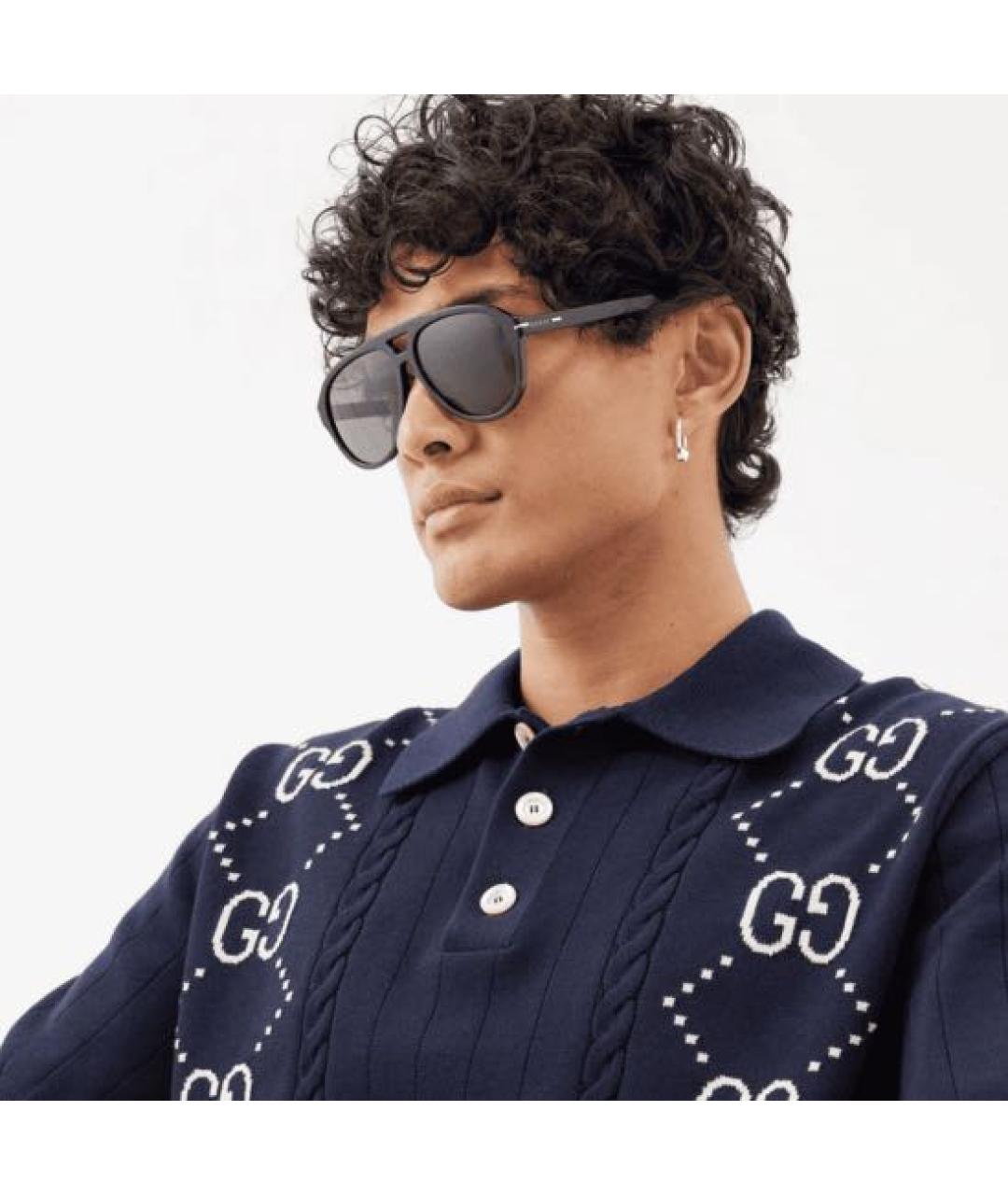 GUCCI Черные солнцезащитные очки, фото 8