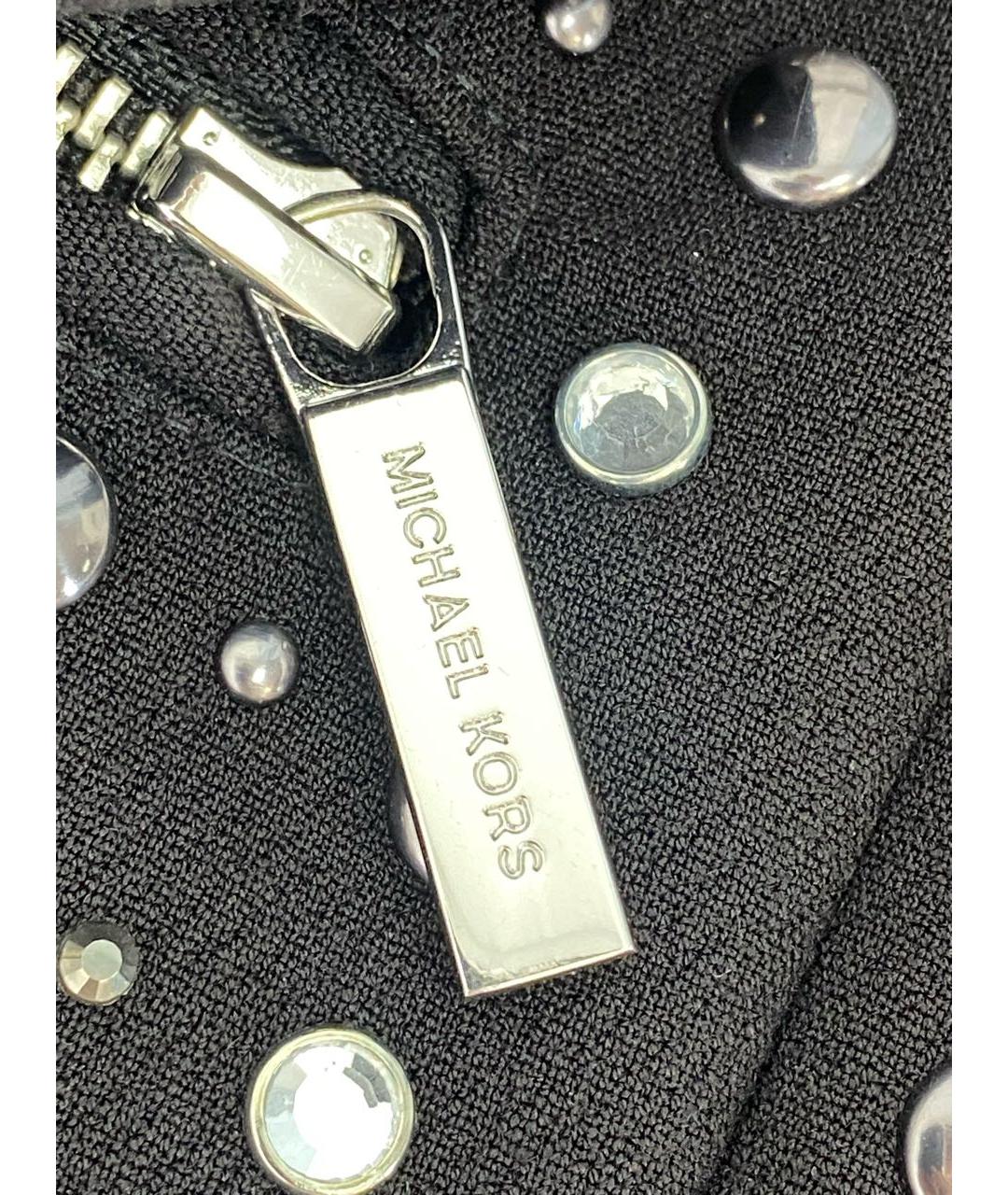 MICHAEL MICHAEL KORS Черный полиэстеровый жакет/пиджак, фото 4