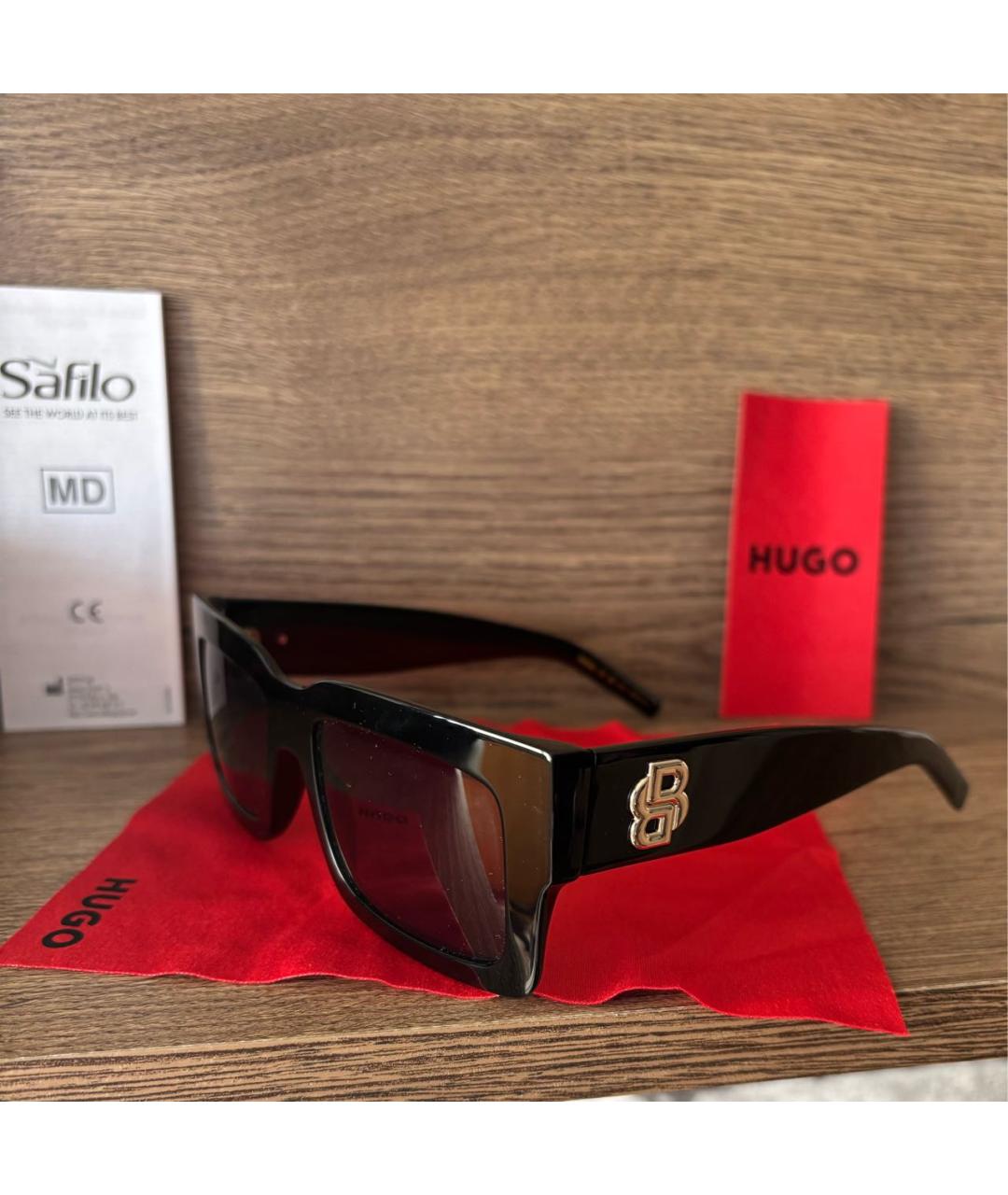 HUGO BOSS Черные солнцезащитные очки, фото 2