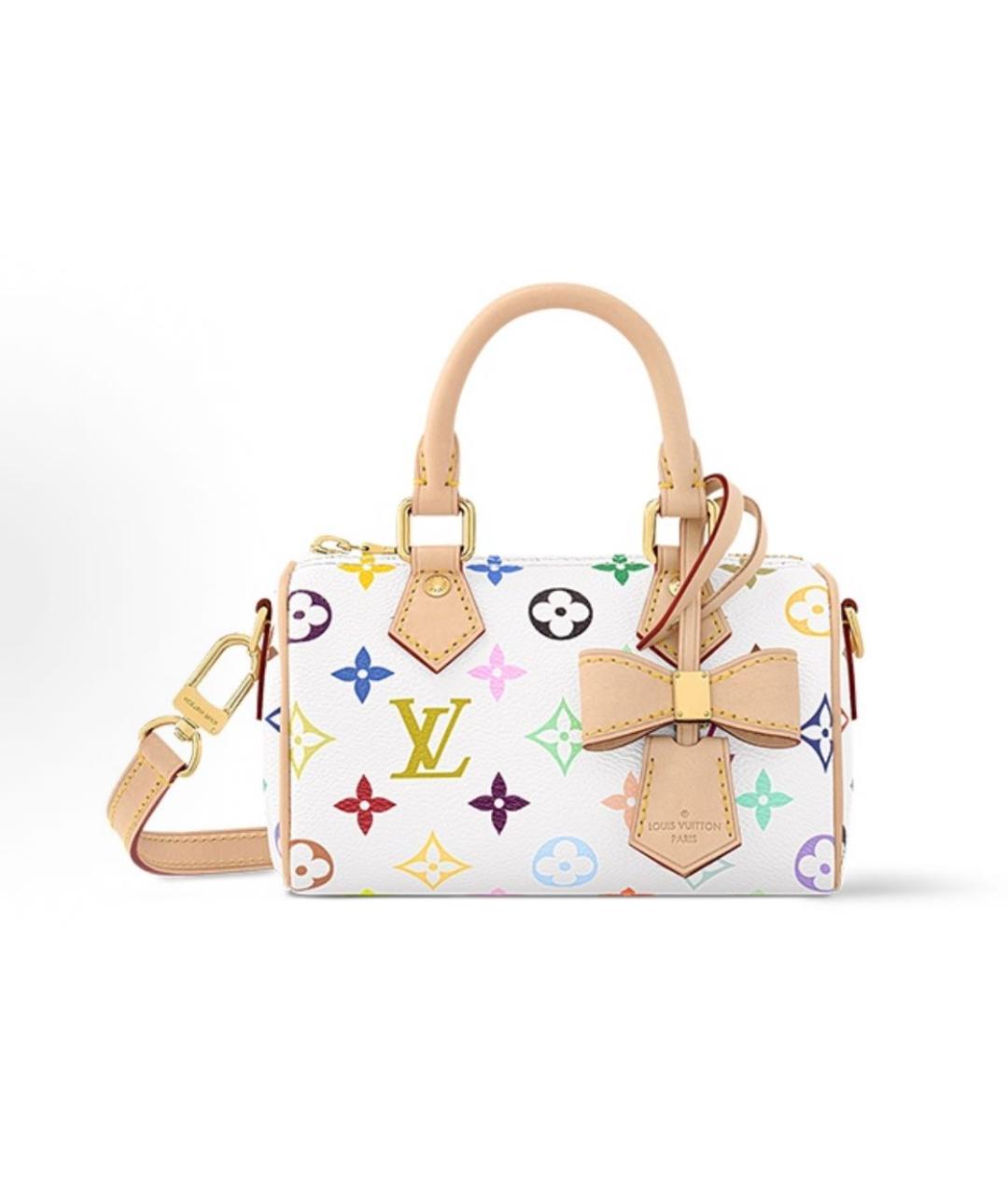 LOUIS VUITTON Белая сумка с короткими ручками, фото 1