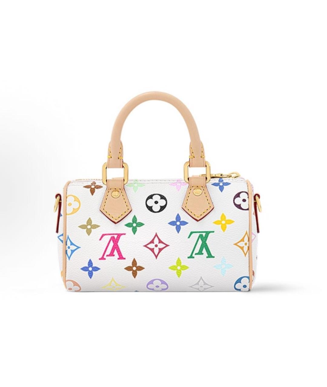 LOUIS VUITTON Белая сумка с короткими ручками, фото 3
