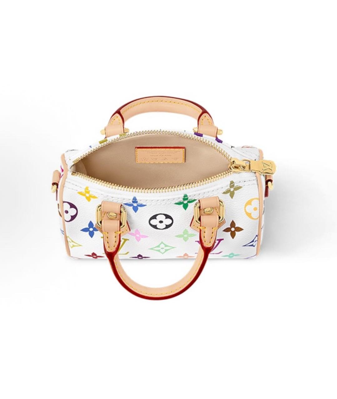 LOUIS VUITTON Белая сумка с короткими ручками, фото 4