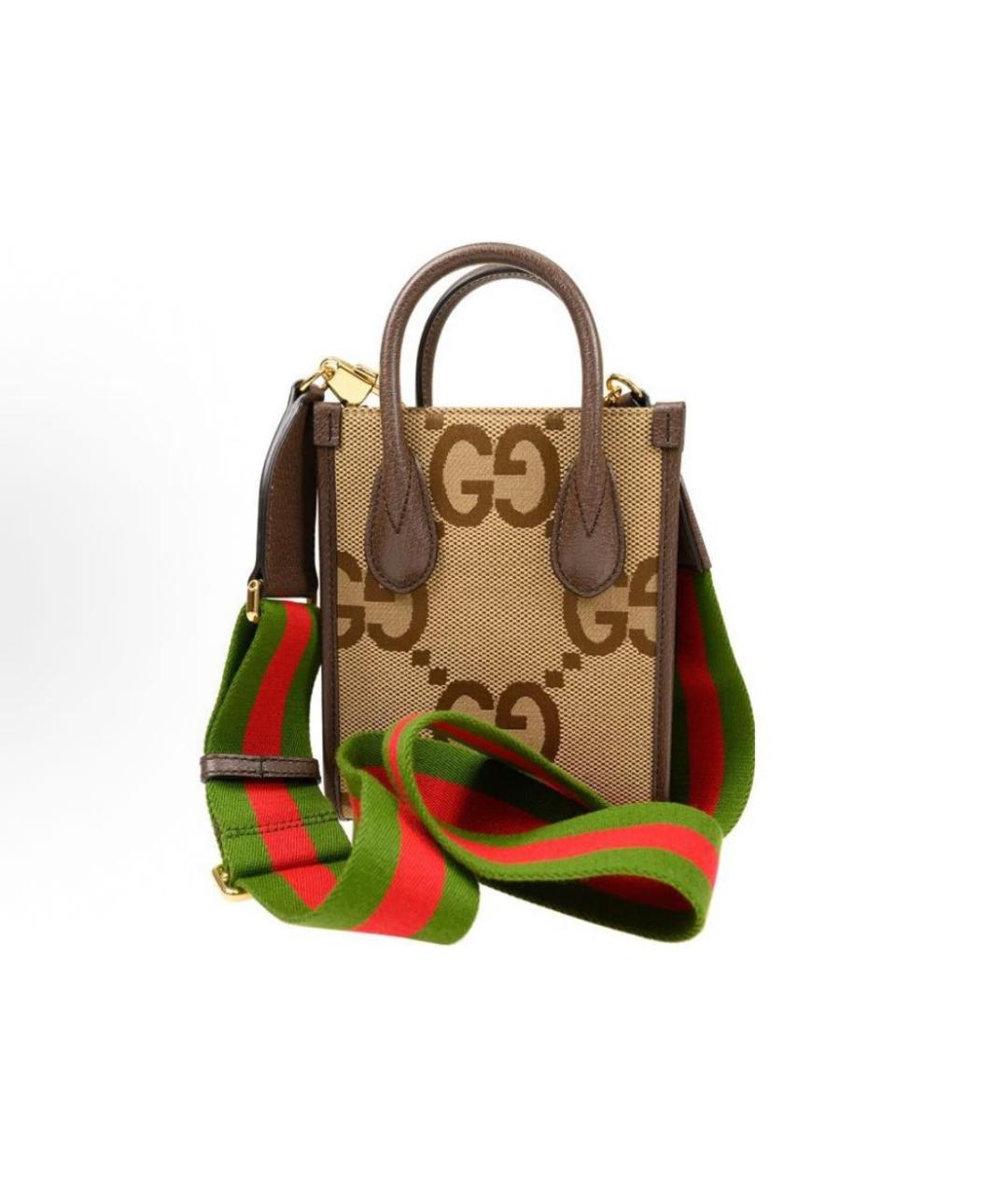 GUCCI Коричневая сумка с короткими ручками, фото 3