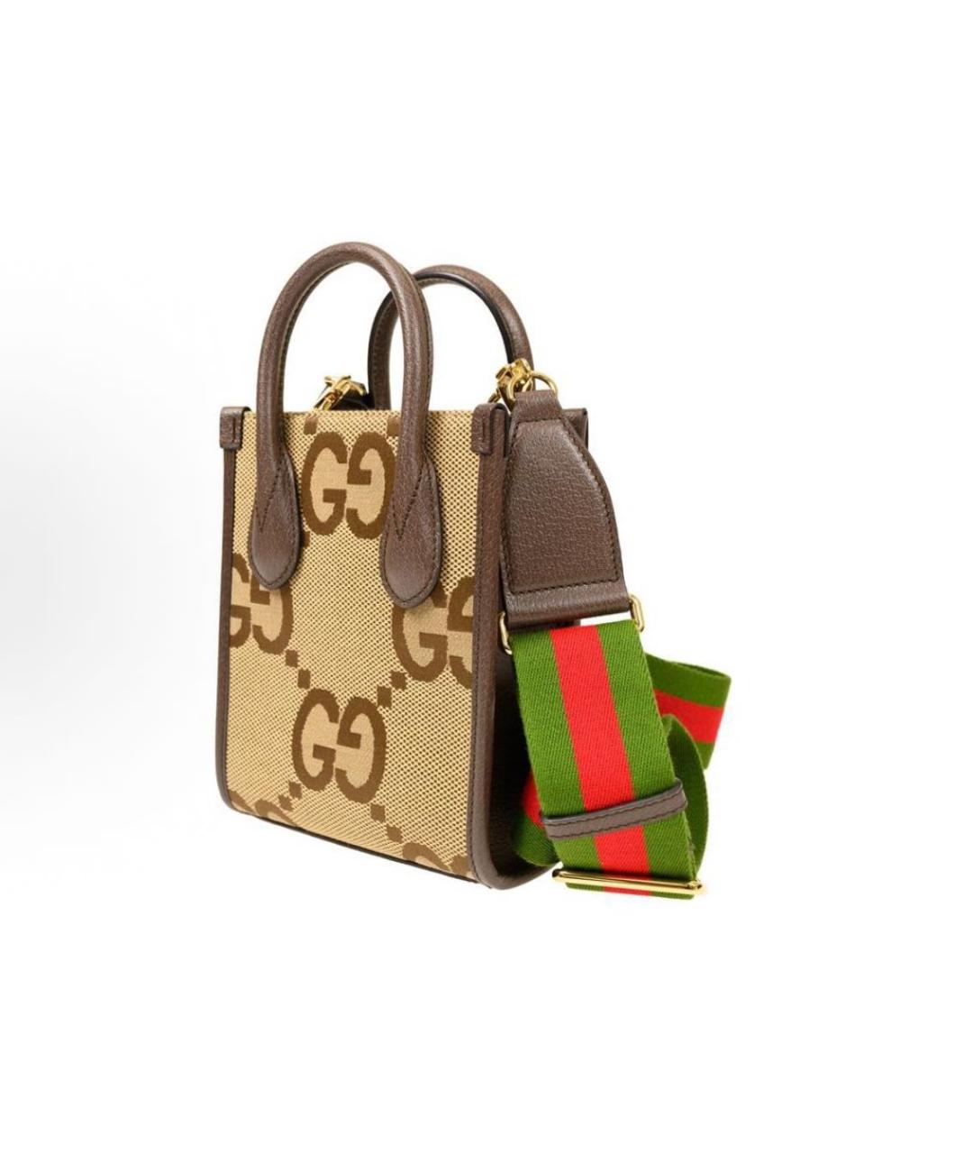 GUCCI Коричневая сумка с короткими ручками, фото 2