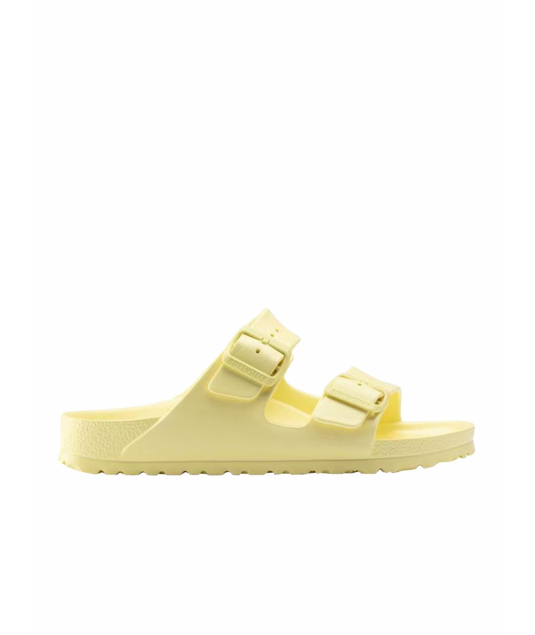 BIRKENSTOCK Желтые синтетические сандалии, фото 1