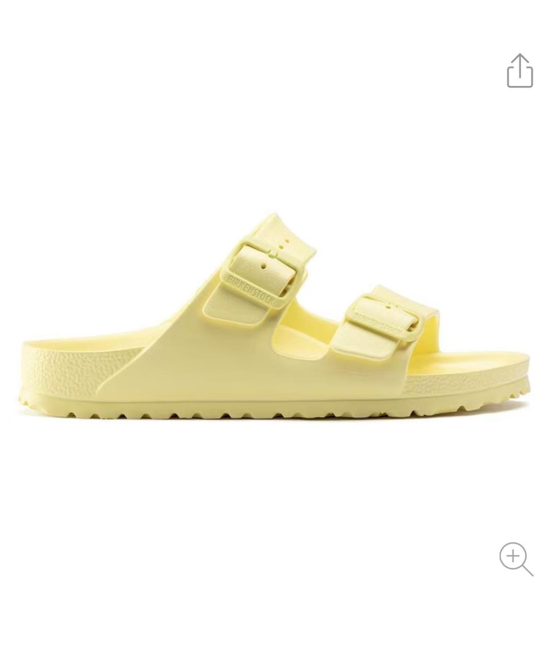 BIRKENSTOCK Желтые синтетические сандалии, фото 8