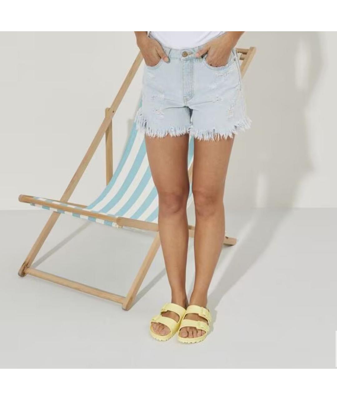 BIRKENSTOCK Желтые синтетические сандалии, фото 6