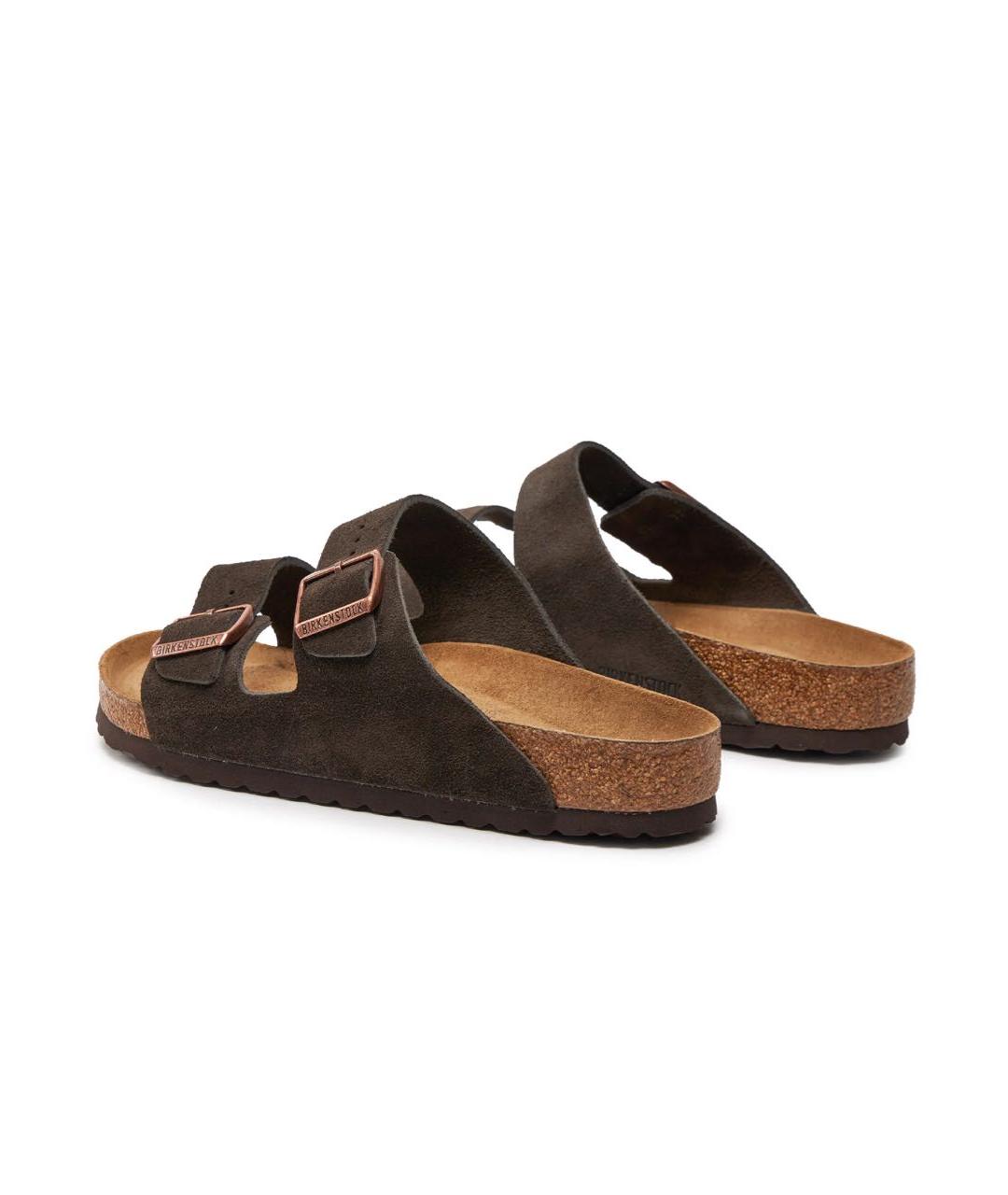 BIRKENSTOCK Коричневые замшевые сандалии, фото 2