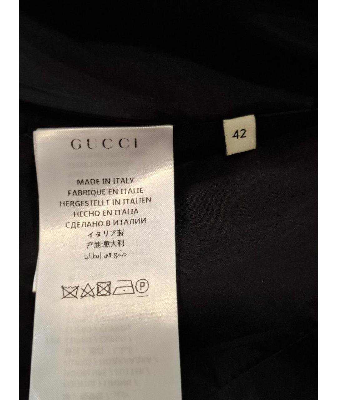 GUCCI Мульти шелковый жакет/пиджак, фото 4