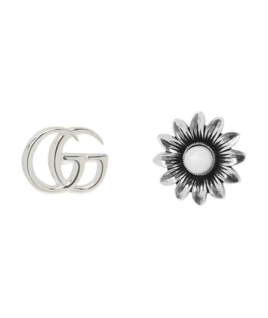 GUCCI Серебряные серьги, фото 1