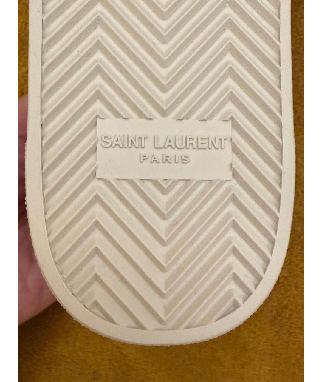 SAINT LAURENT Красные кеды, фото 6