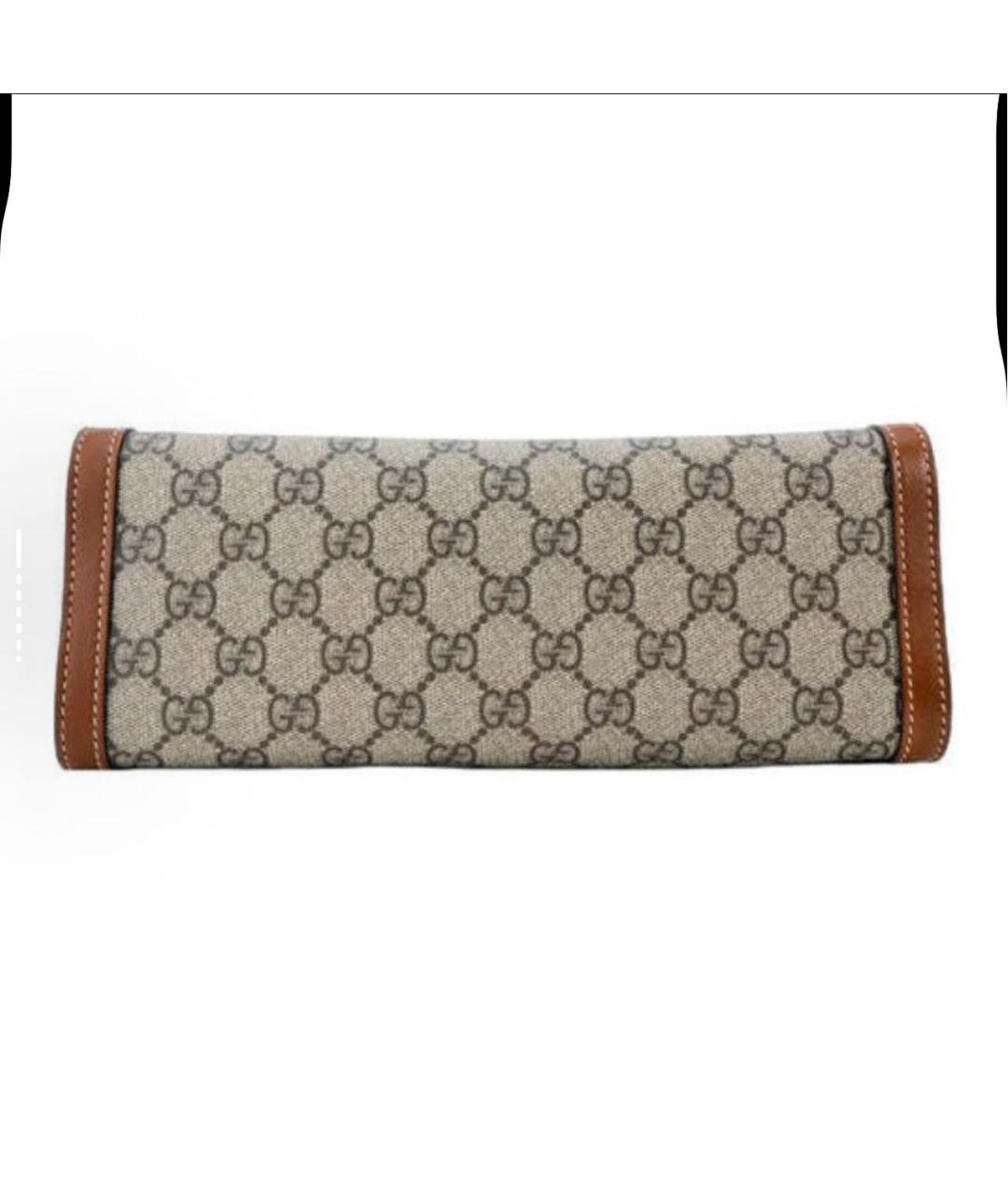GUCCI Коричневая сумка с короткими ручками, фото 4
