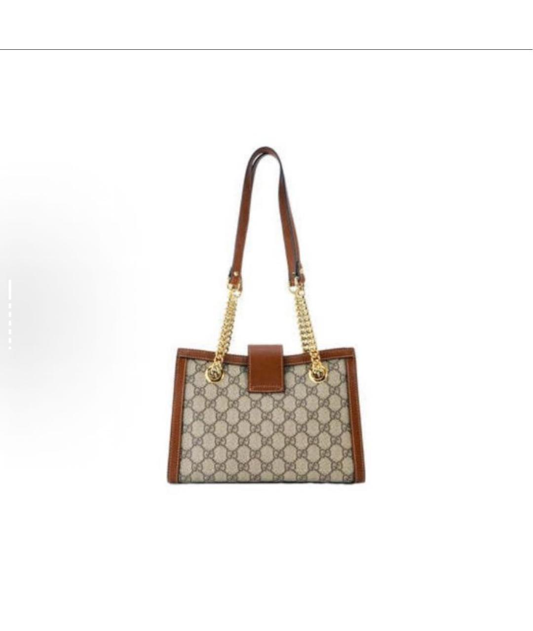 GUCCI Коричневая сумка с короткими ручками, фото 3