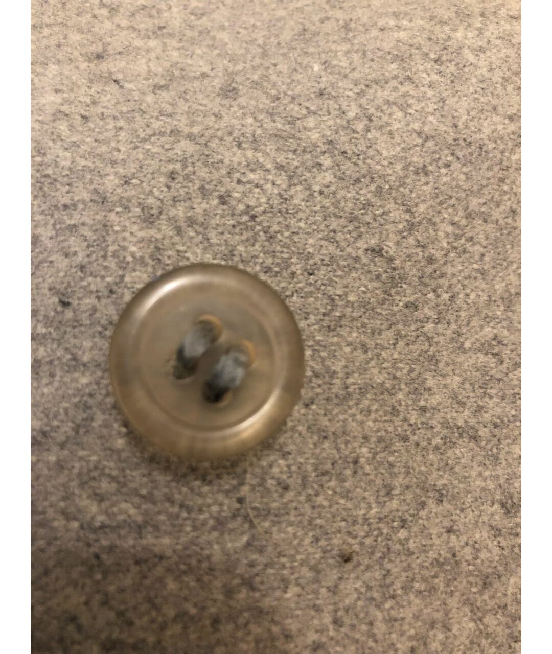 MM6 MAISON MARGIELA Серое шерстяное пальто, фото 4