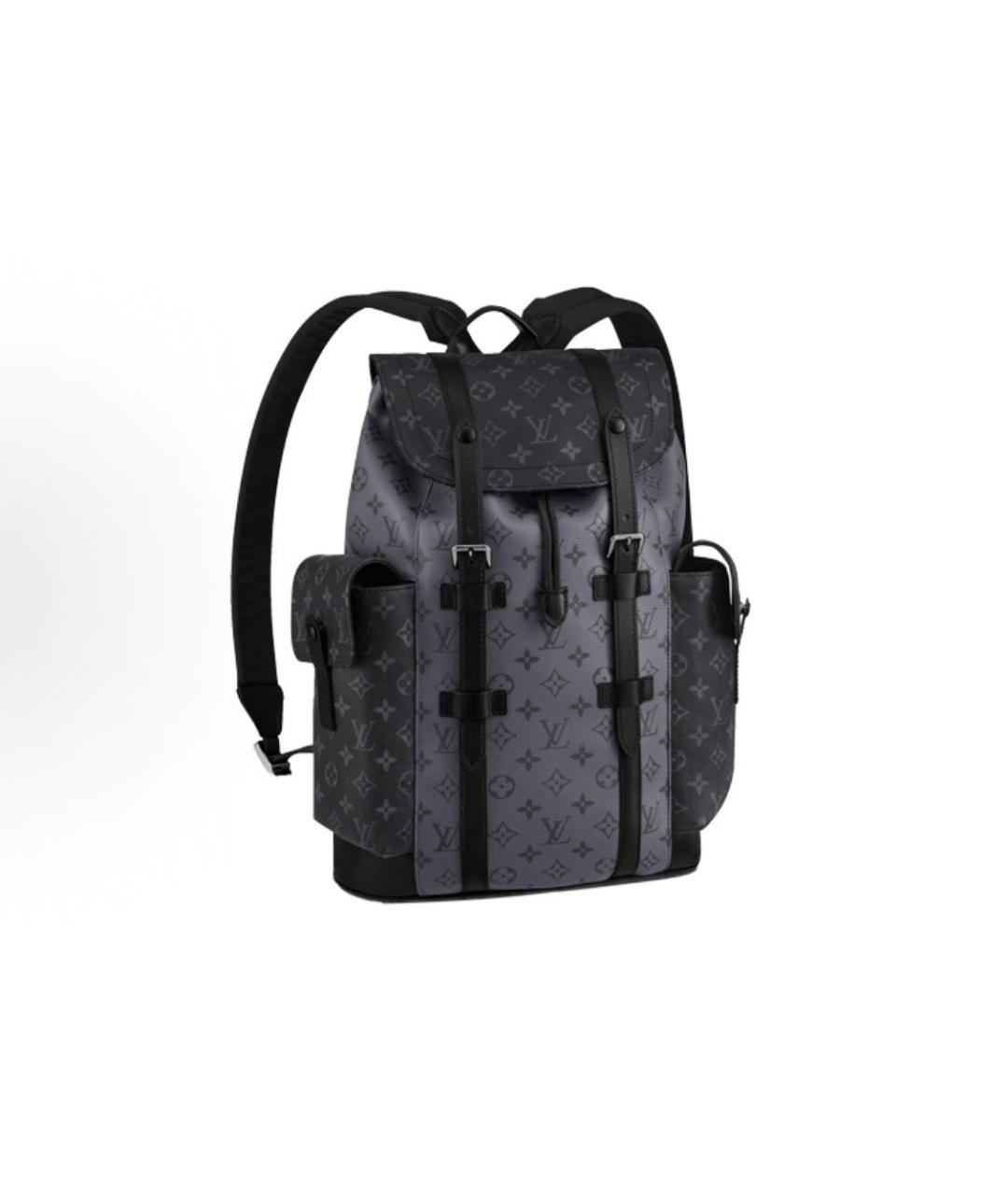 LOUIS VUITTON Антрацитовый рюкзак, фото 1