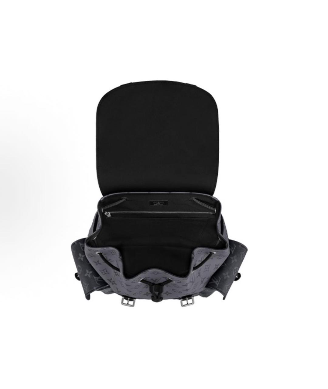 LOUIS VUITTON Антрацитовый рюкзак, фото 4