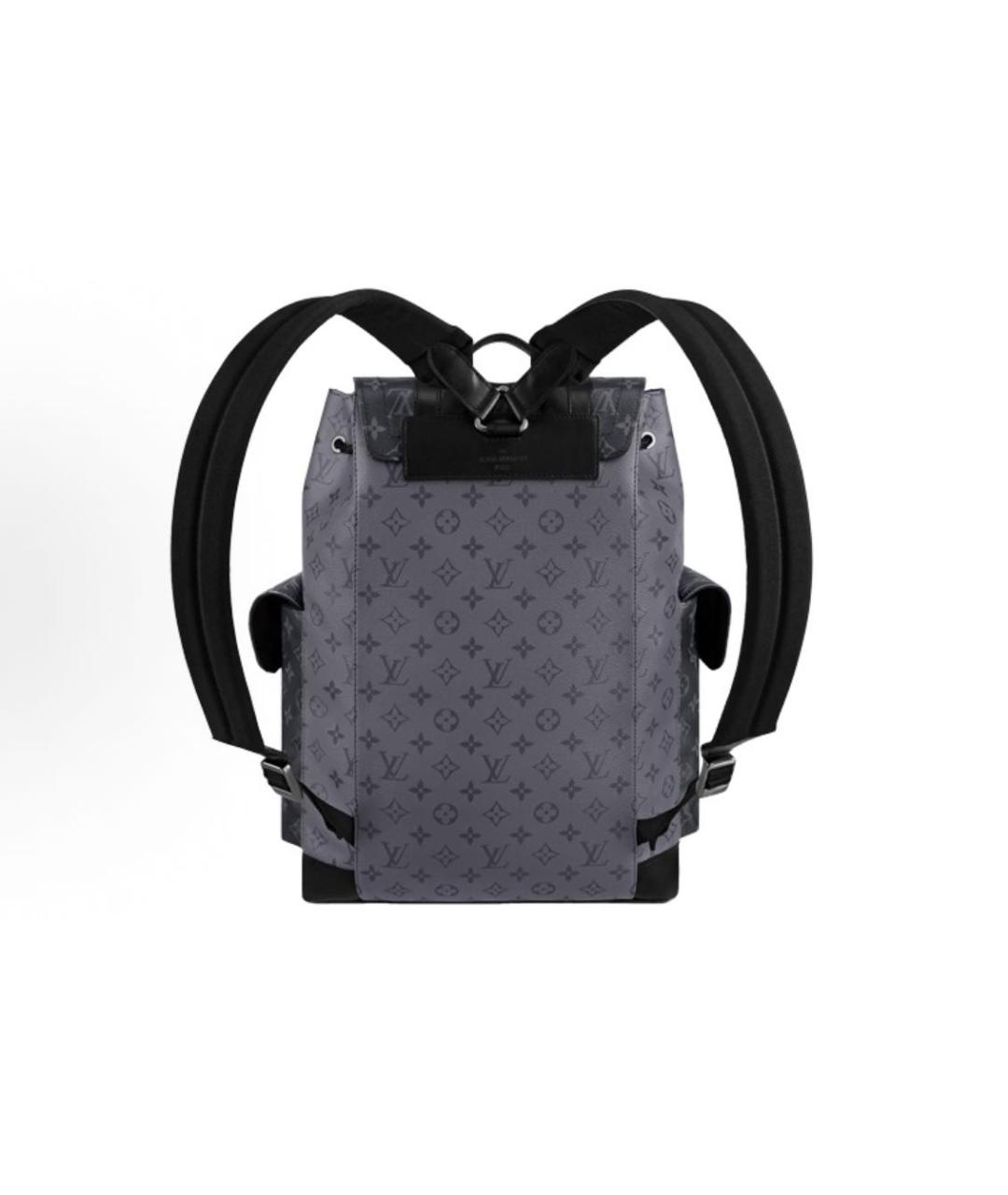 LOUIS VUITTON Антрацитовый рюкзак, фото 3