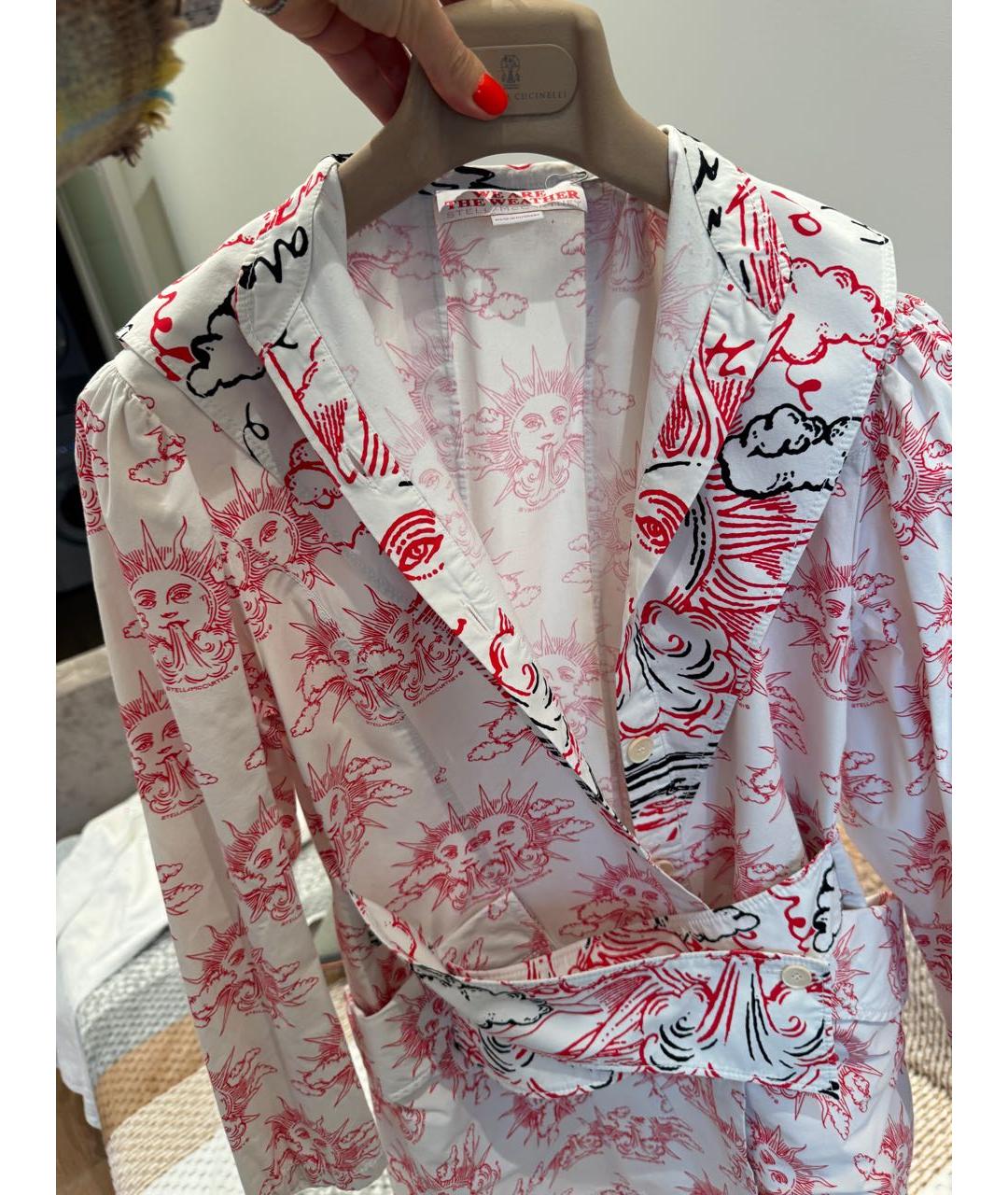 STELLA MCCARTNEY Белое хлопковое платье, фото 2
