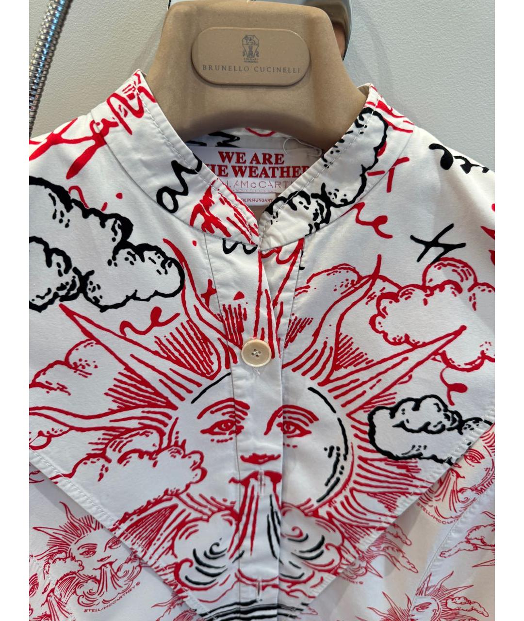STELLA MCCARTNEY Белое хлопковое платье, фото 3