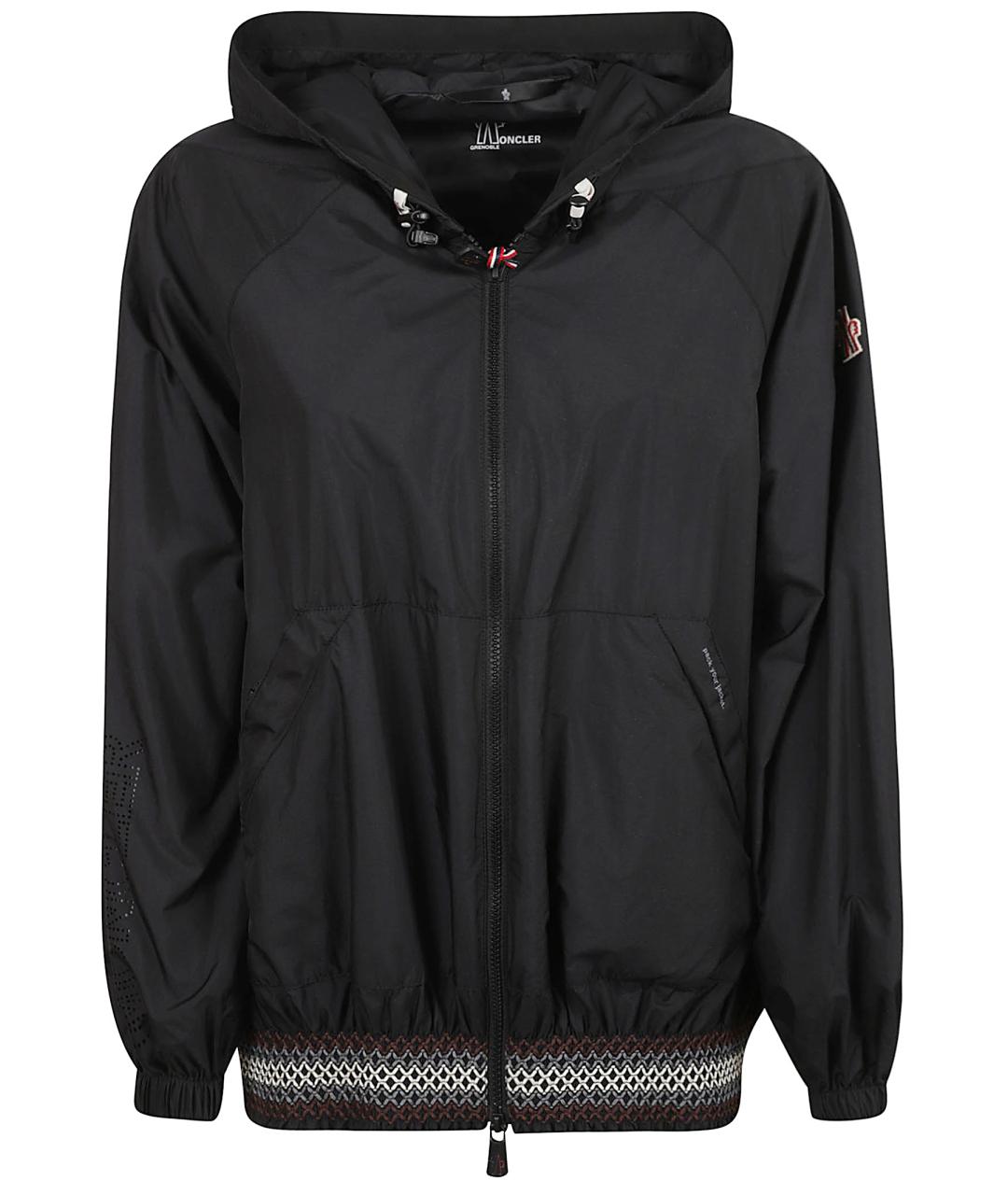 MONCLER GRENOBLE Черная полиамидовая куртка, фото 1