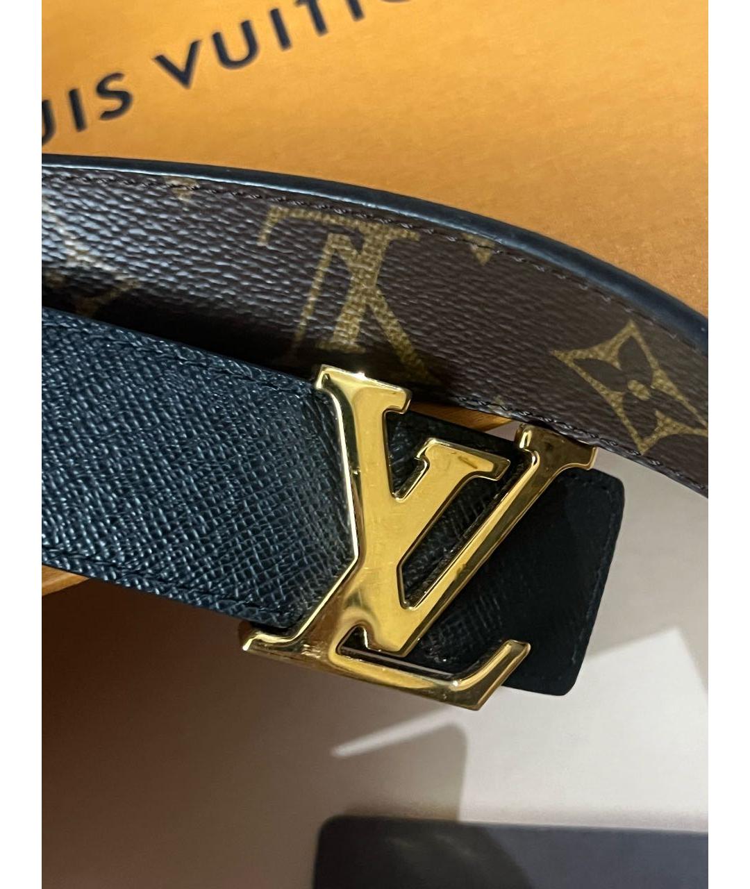 LOUIS VUITTON Черный ремень, фото 2