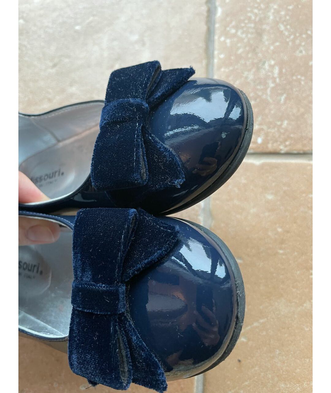 MISSOURI Темно-синие туфли из лакированной кожи, фото 5