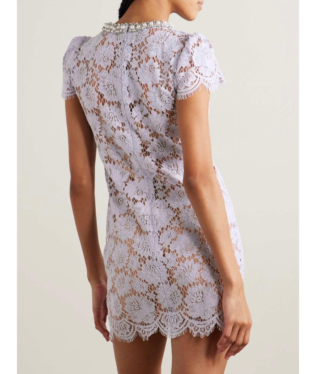 SELF-PORTRAIT Фиолетовое коктейльное платье, фото 9