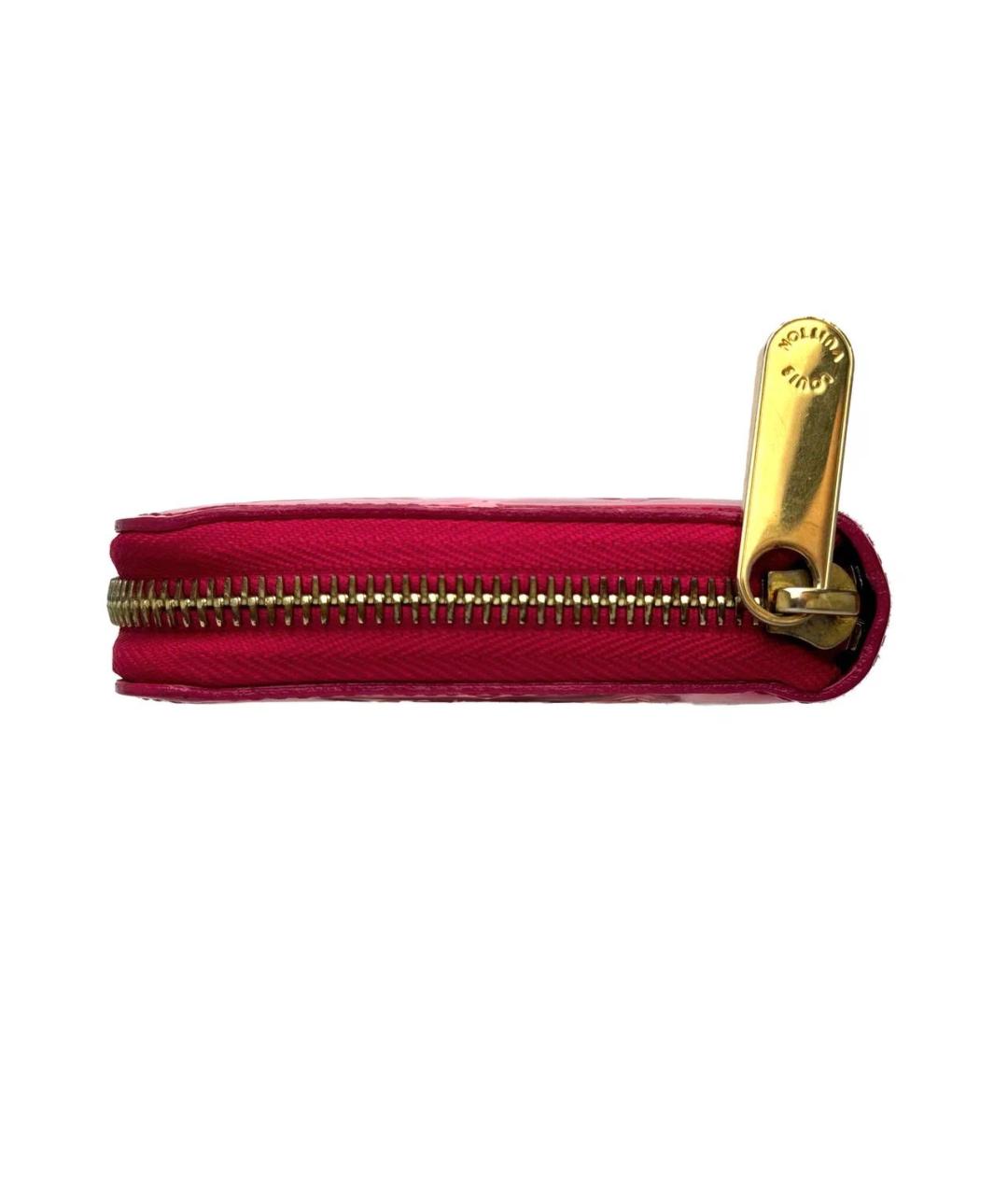 LOUIS VUITTON Розовый кошелек из лакированной кожи, фото 5