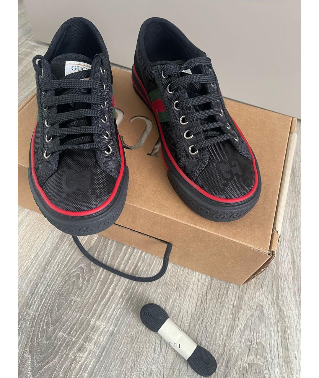 GUCCI Черные кроссовки, фото 6