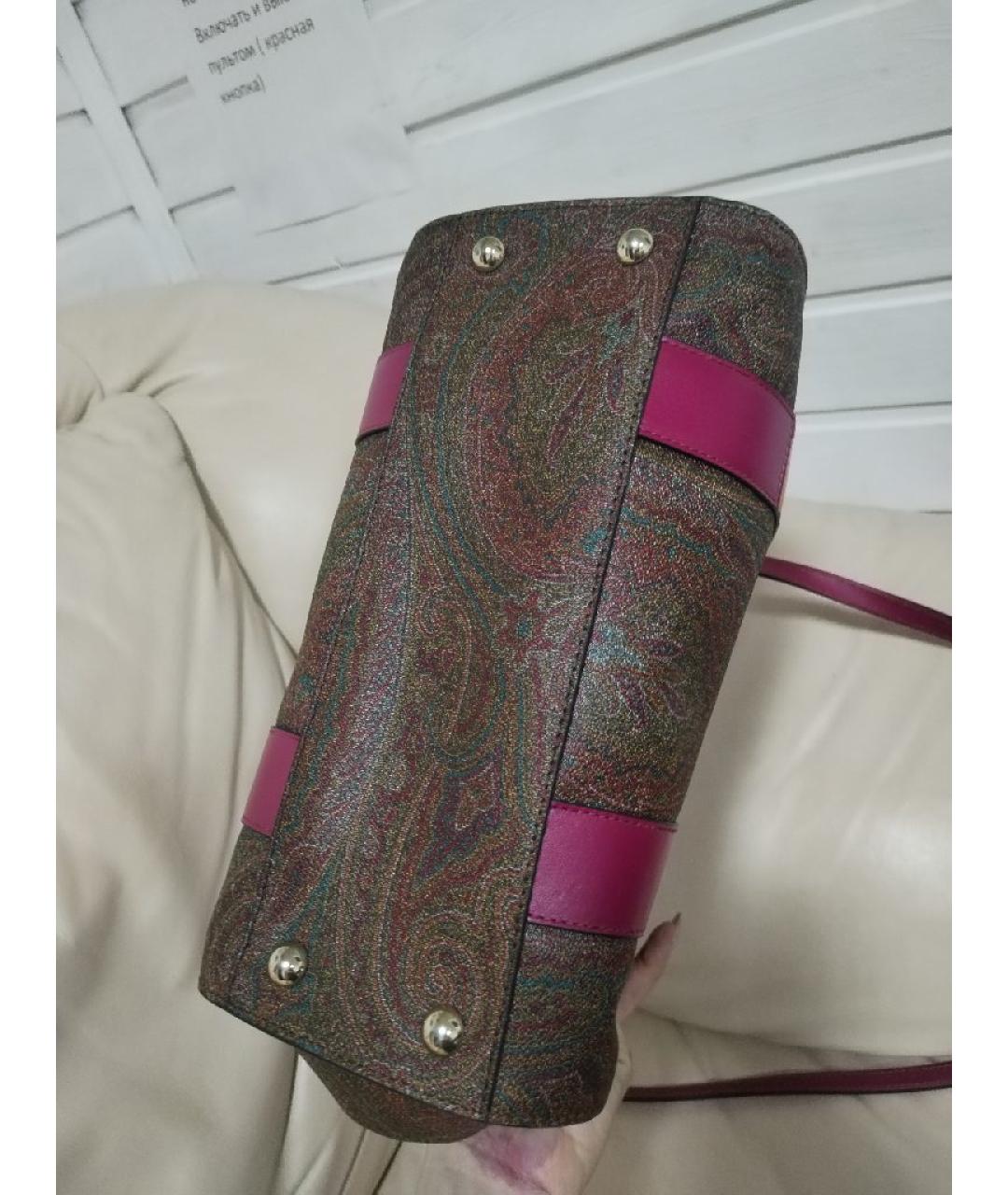 ETRO Мульти кожаная сумка с короткими ручками, фото 5