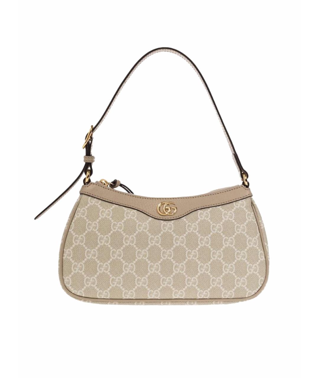 GUCCI Бежевая сумка с короткими ручками, фото 1