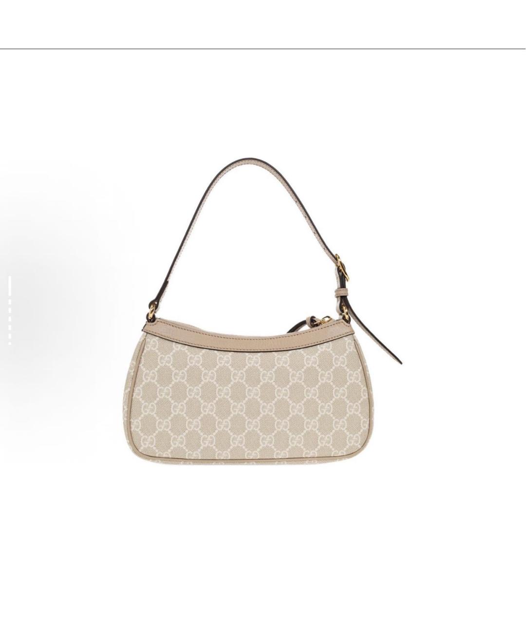 GUCCI Бежевая сумка с короткими ручками, фото 2