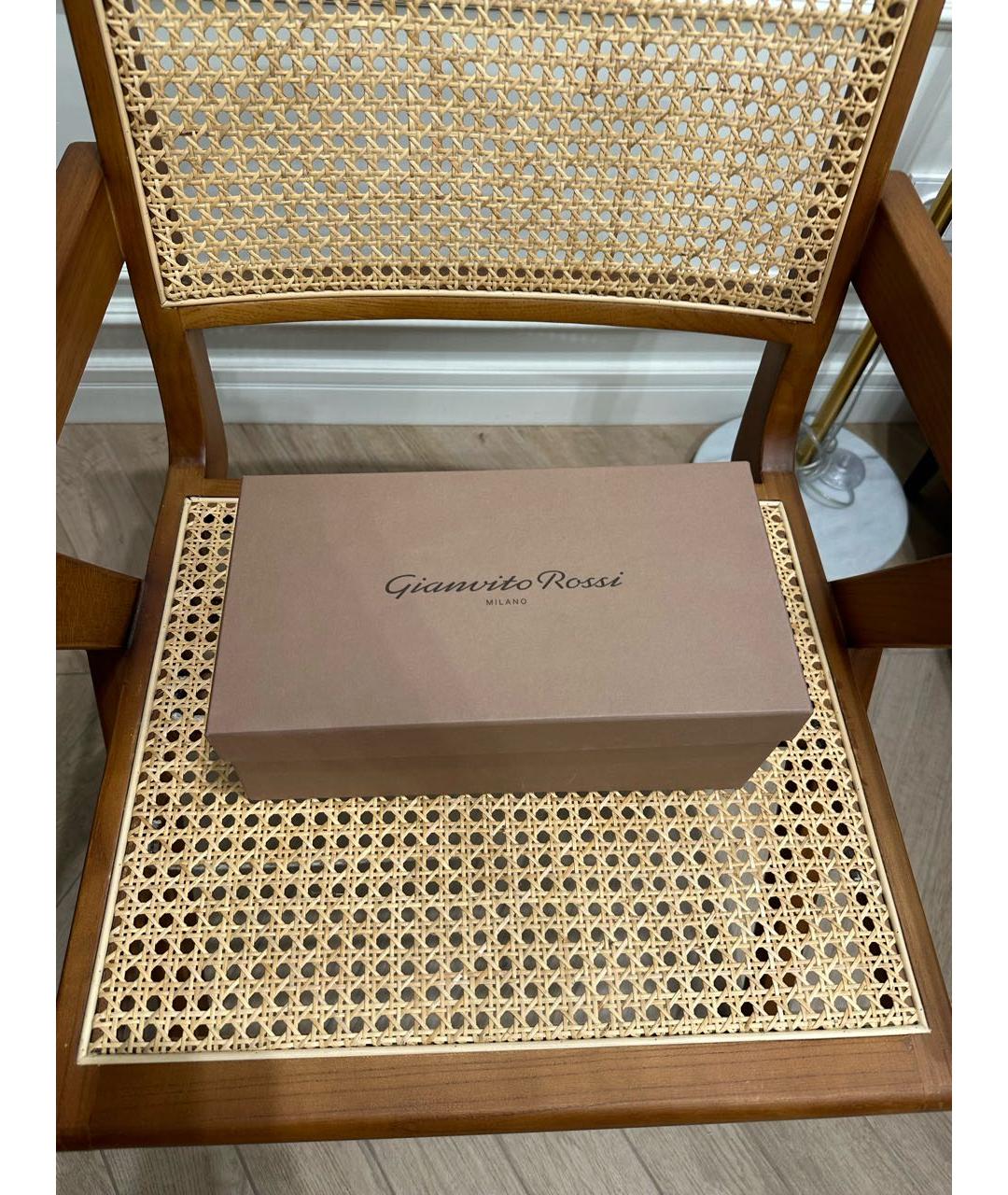 GIANVITO ROSSI Черные мюли, фото 4