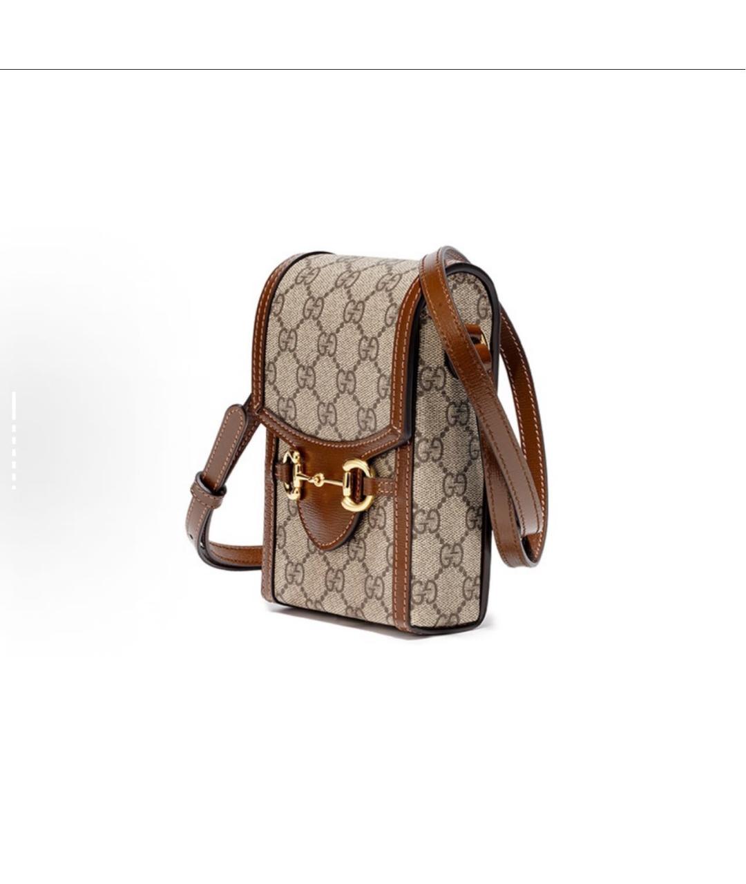 GUCCI Коричневая сумка через плечо, фото 3