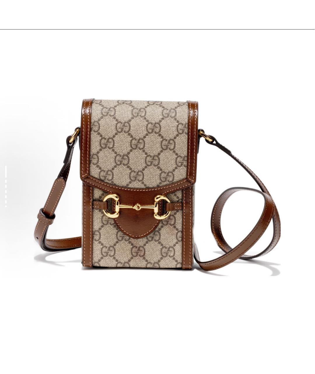GUCCI Коричневая сумка через плечо, фото 2