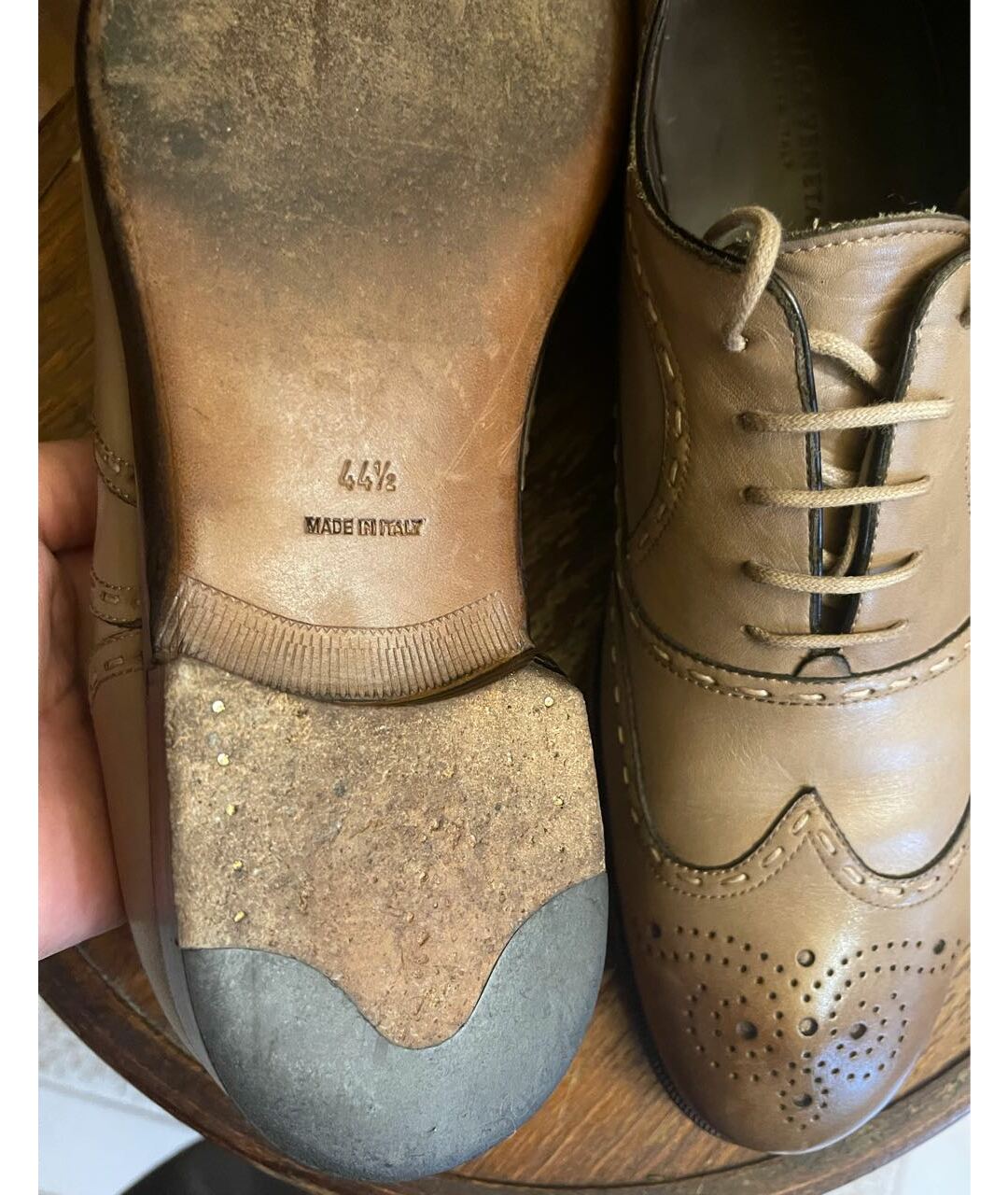 BOTTEGA VENETA Мульти кожаные низкие ботинки, фото 6