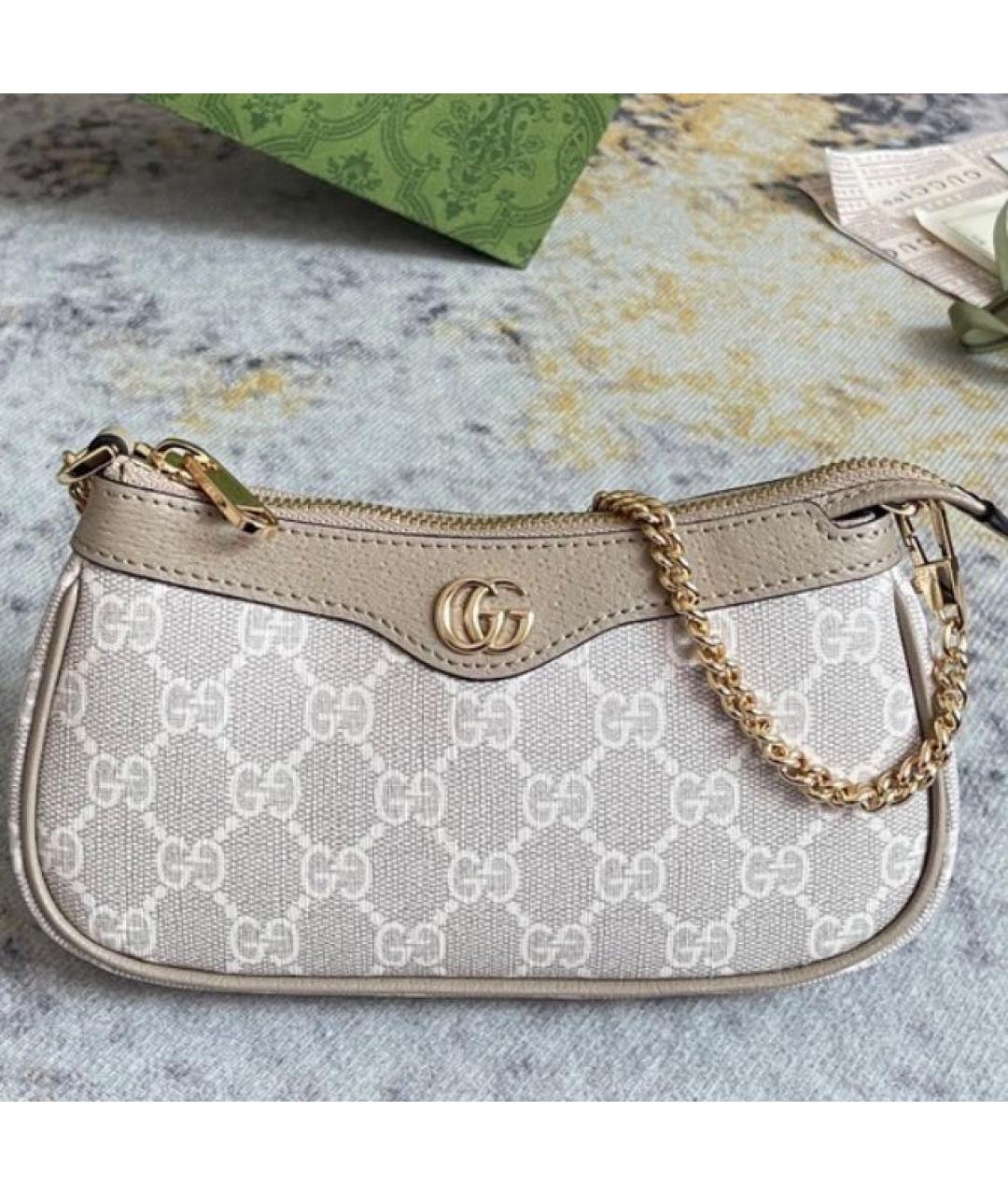 GUCCI Бежевая сумка через плечо, фото 8