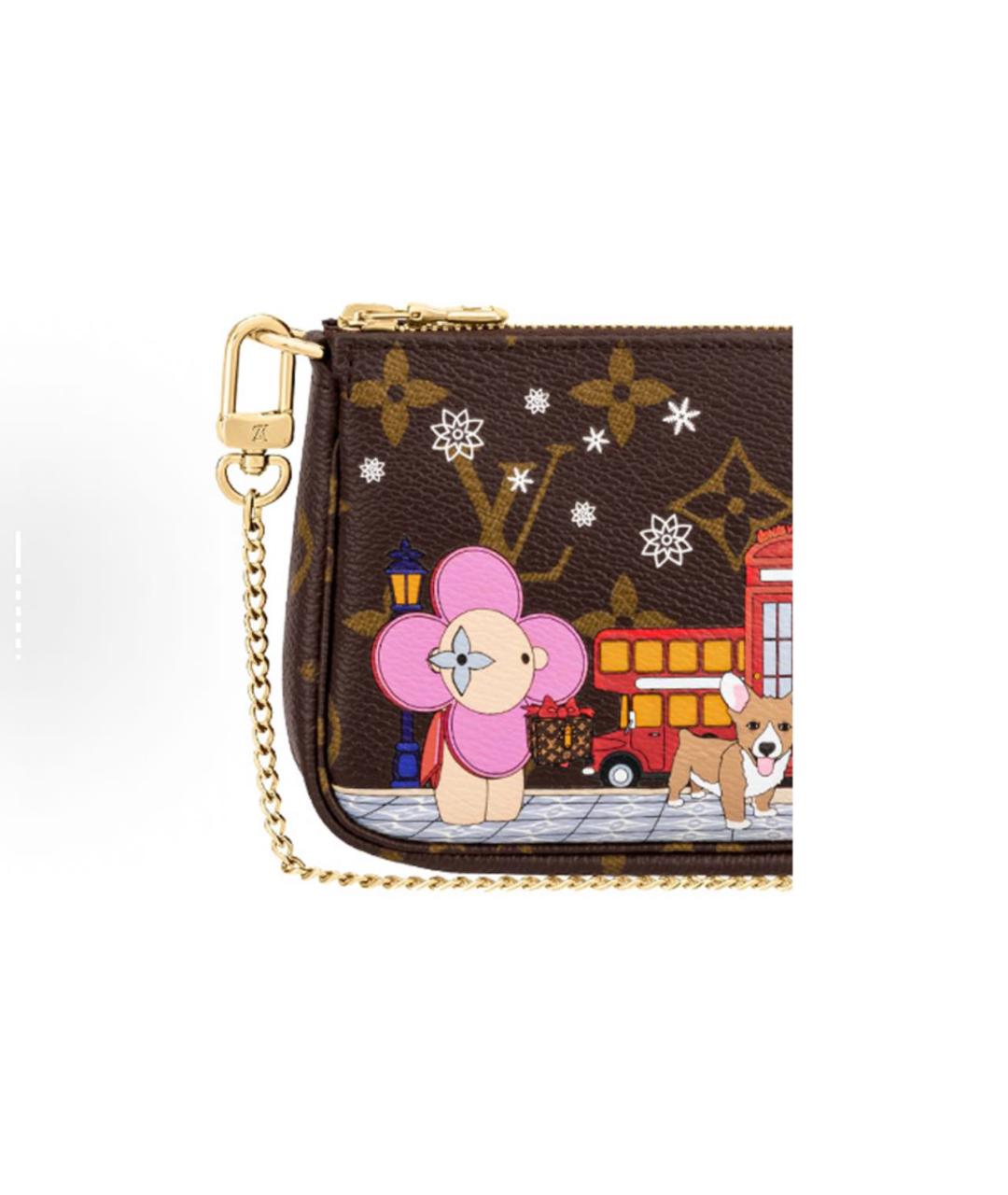 LOUIS VUITTON Черная кожаная сумка через плечо, фото 4