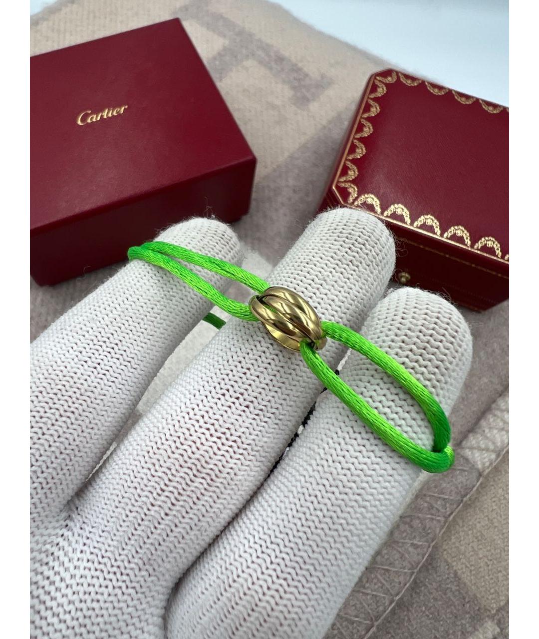 CARTIER Салатовый браслет из желтого золота, фото 2