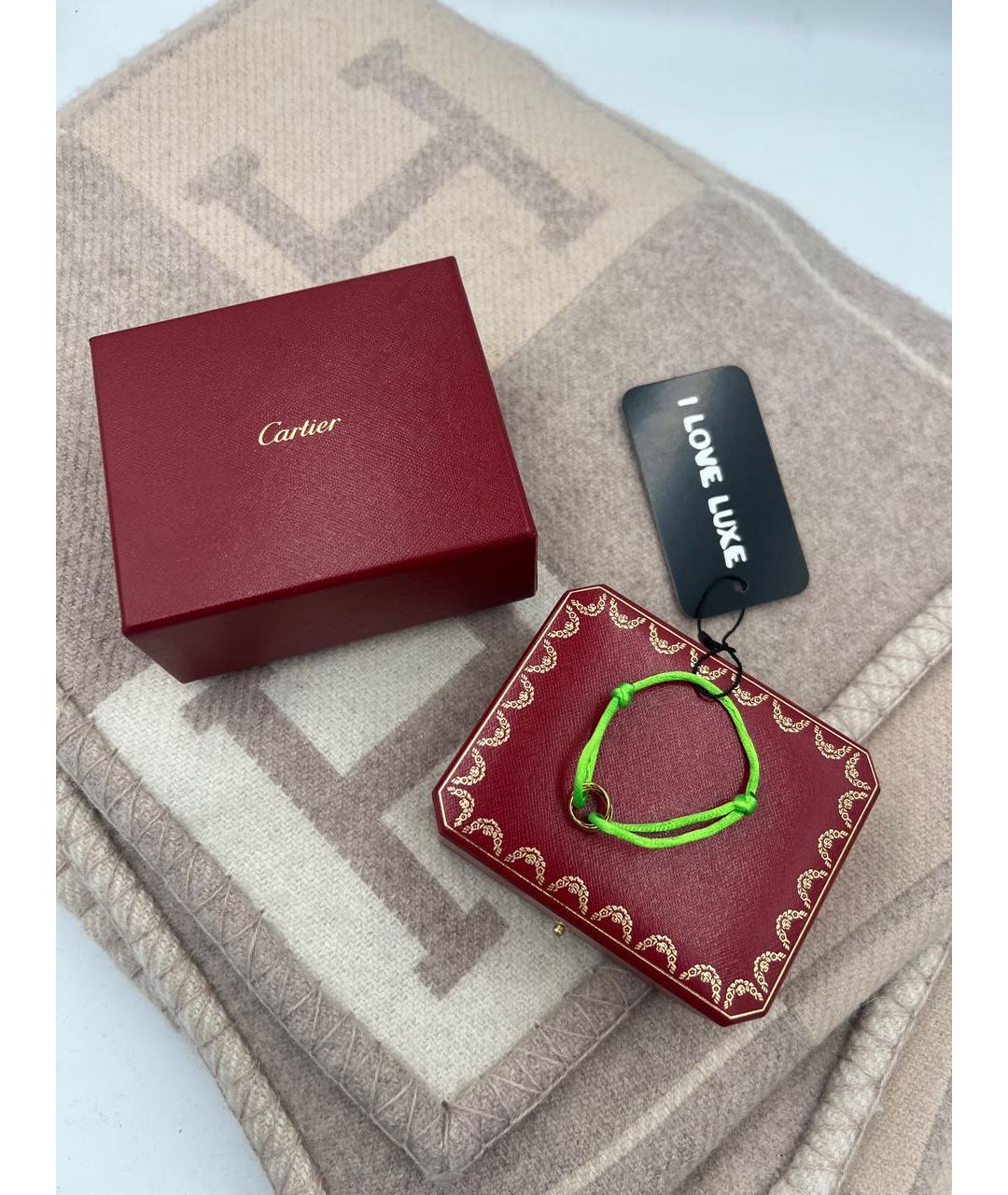 CARTIER Салатовый браслет из желтого золота, фото 8