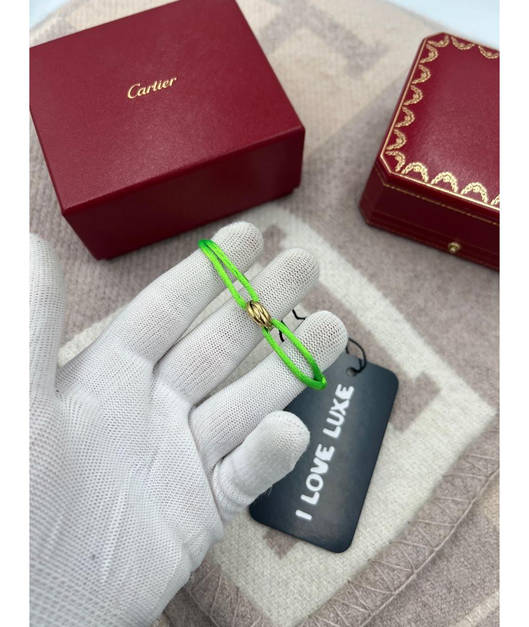 CARTIER Салатовый браслет из желтого золота, фото 7