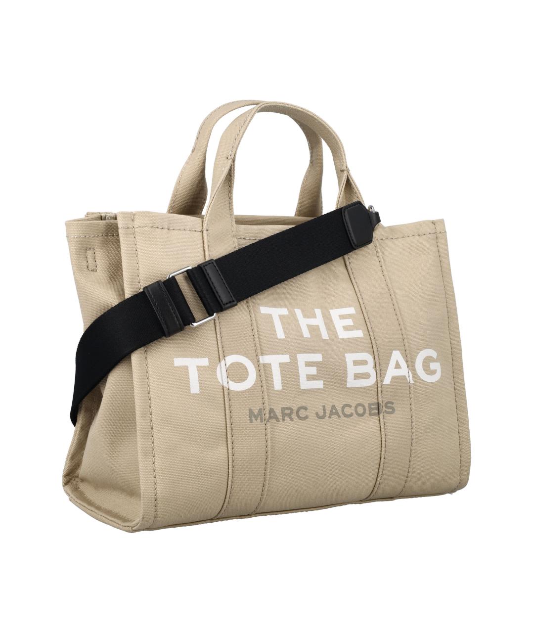 MARC JACOBS Бежевая хлопковая сумка тоут, фото 3