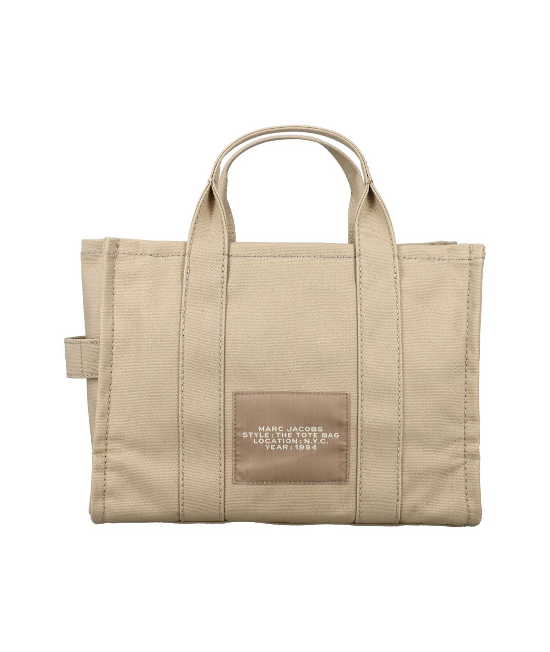 MARC JACOBS Бежевая хлопковая сумка тоут, фото 2