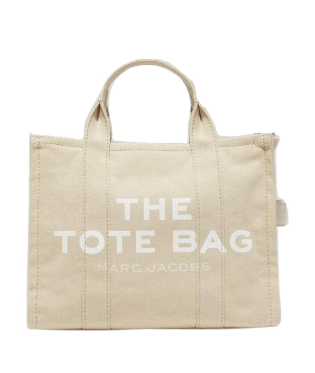 MARC JACOBS Бежевая хлопковая сумка тоут, фото 1