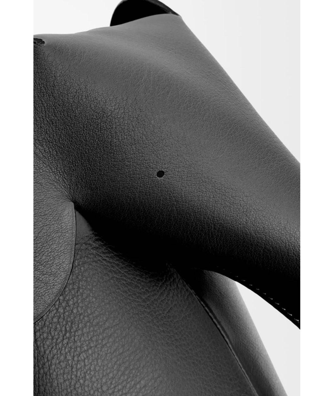 LOEWE Черная кожаная сумка на плечо, фото 6