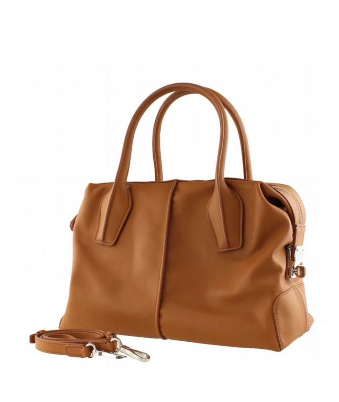 TOD'S Коричневая кожаная сумка тоут, фото 3