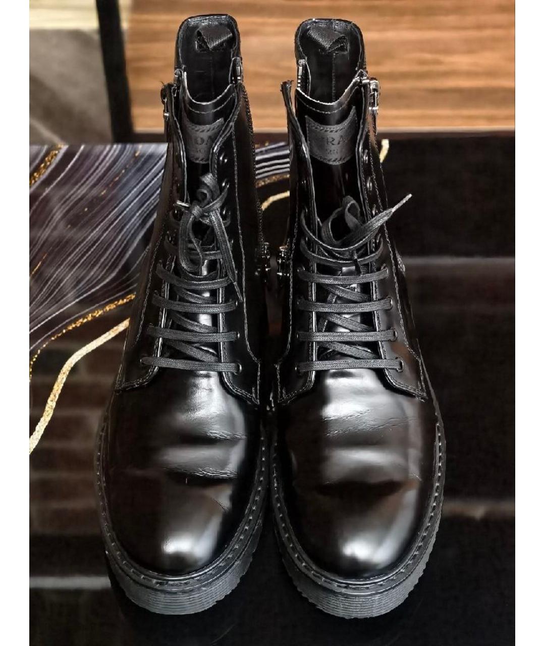 PRADA Черные ботинки, фото 2